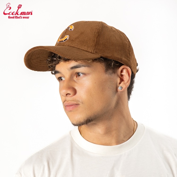 å Curve Brim Cap Corduroy Brown