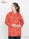 �����ե����� Chef Coat Long Sleeve Vented Paisley Red