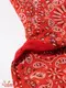 �����ե����� Chef Coat Long Sleeve Vented Paisley Red