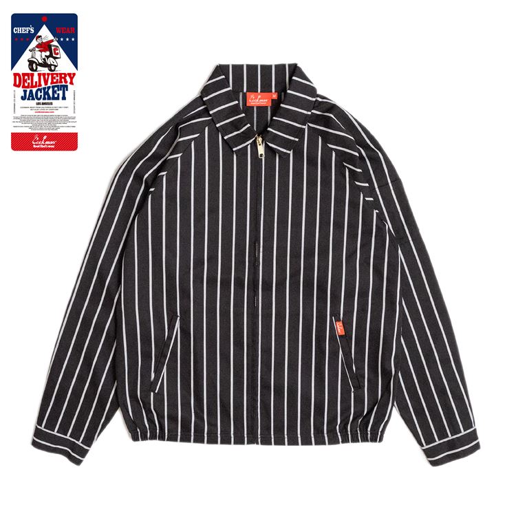 ǥХ꡼㥱å Delivery Jacket  Stripe Black