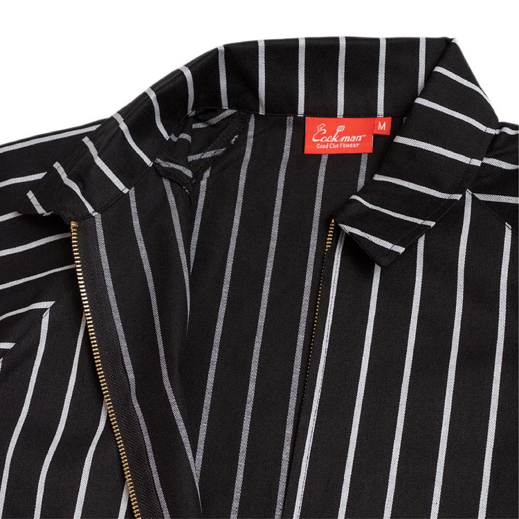 ǥХ꡼㥱å Delivery Jacket  Stripe Black