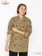 �����ե����� Chef Coat Long Sleeve Vented Leopard Beige
