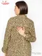 �����ե����� Chef Coat Long Sleeve Vented Leopard Beige