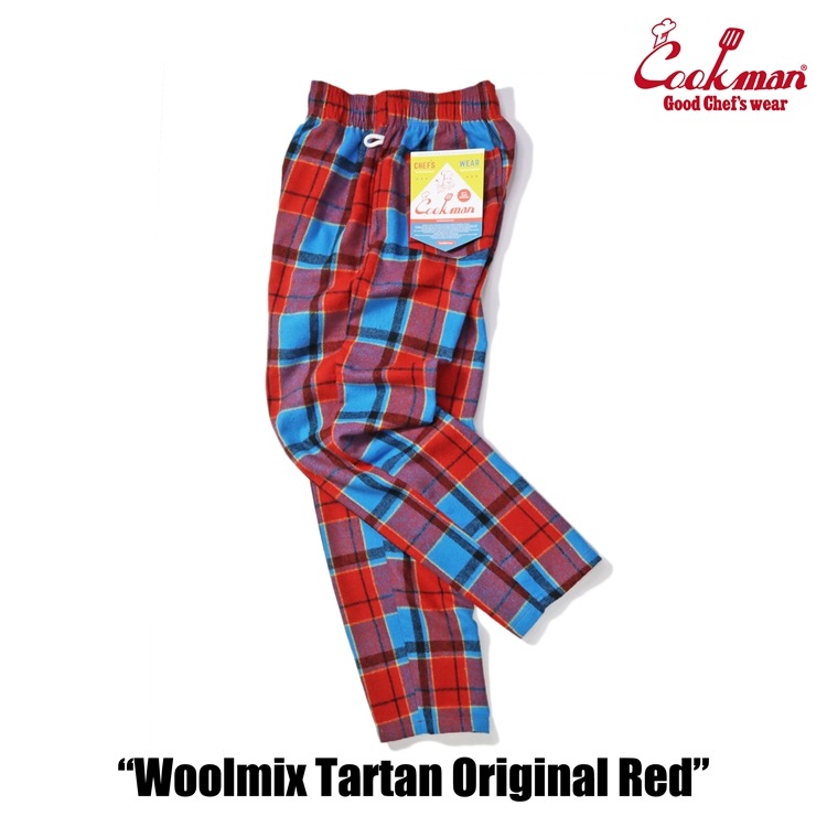 �����եѥ�� Chef Pants Woolmix Tartan Original Red