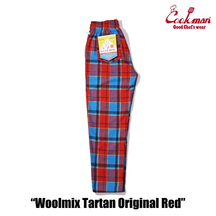 �����եѥ�� Chef Pants Woolmix Tartan Original Red