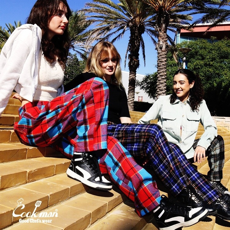 �����եѥ�� Chef Pants Woolmix Tartan Original Red