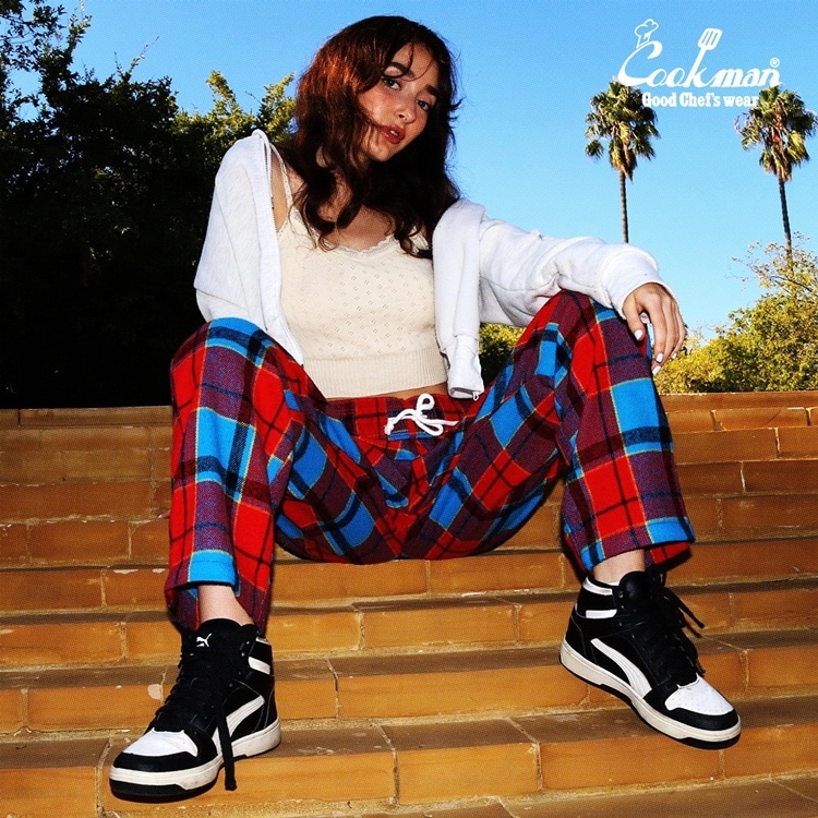 �����եѥ�� Chef Pants Woolmix Tartan Original Red