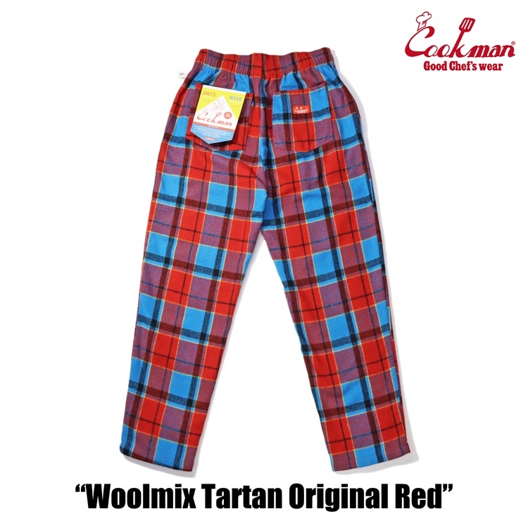 �����եѥ�� Chef Pants Woolmix Tartan Original Red