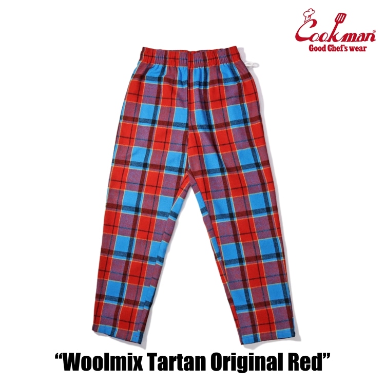 �����եѥ�� Chef Pants Woolmix Tartan Original Red