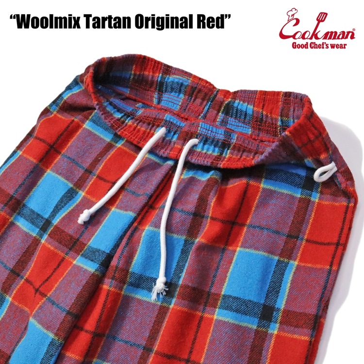 �����եѥ�� Chef Pants Woolmix Tartan Original Red