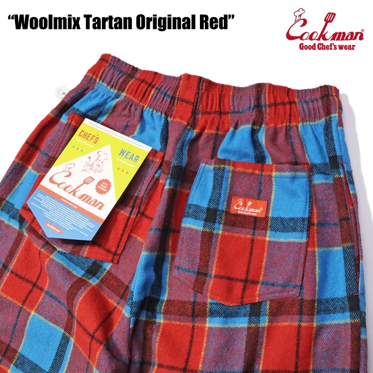 �����եѥ�� Chef Pants Woolmix Tartan Original Red