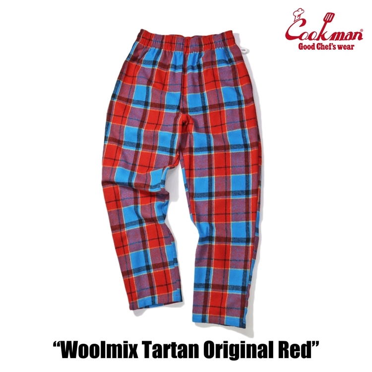 �����եѥ�� Chef Pants Woolmix Tartan Original Red
