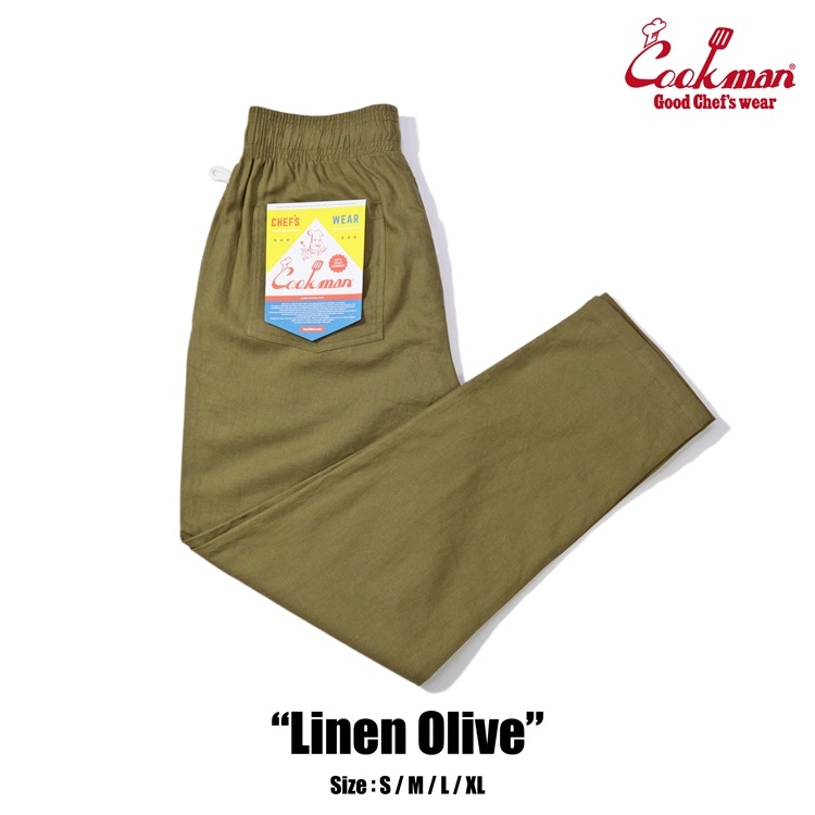 եѥ Chef Pants Linen Olive