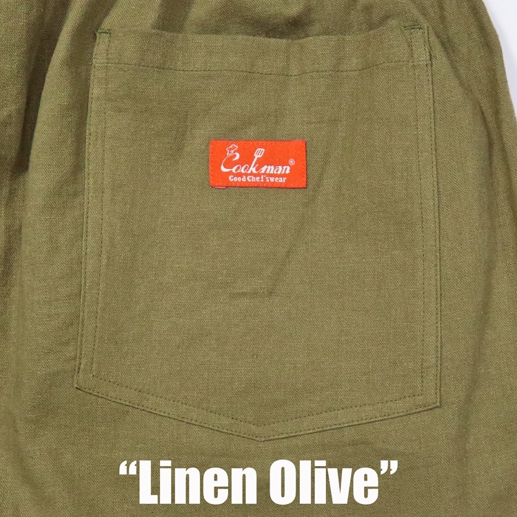 եѥ Chef Pants Linen Olive