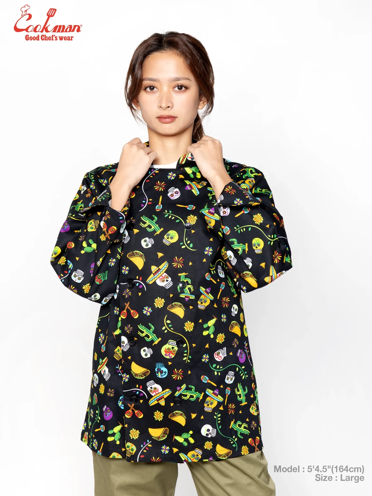 �����ե����� Chef Coat Long Sleeve Vented Mexico