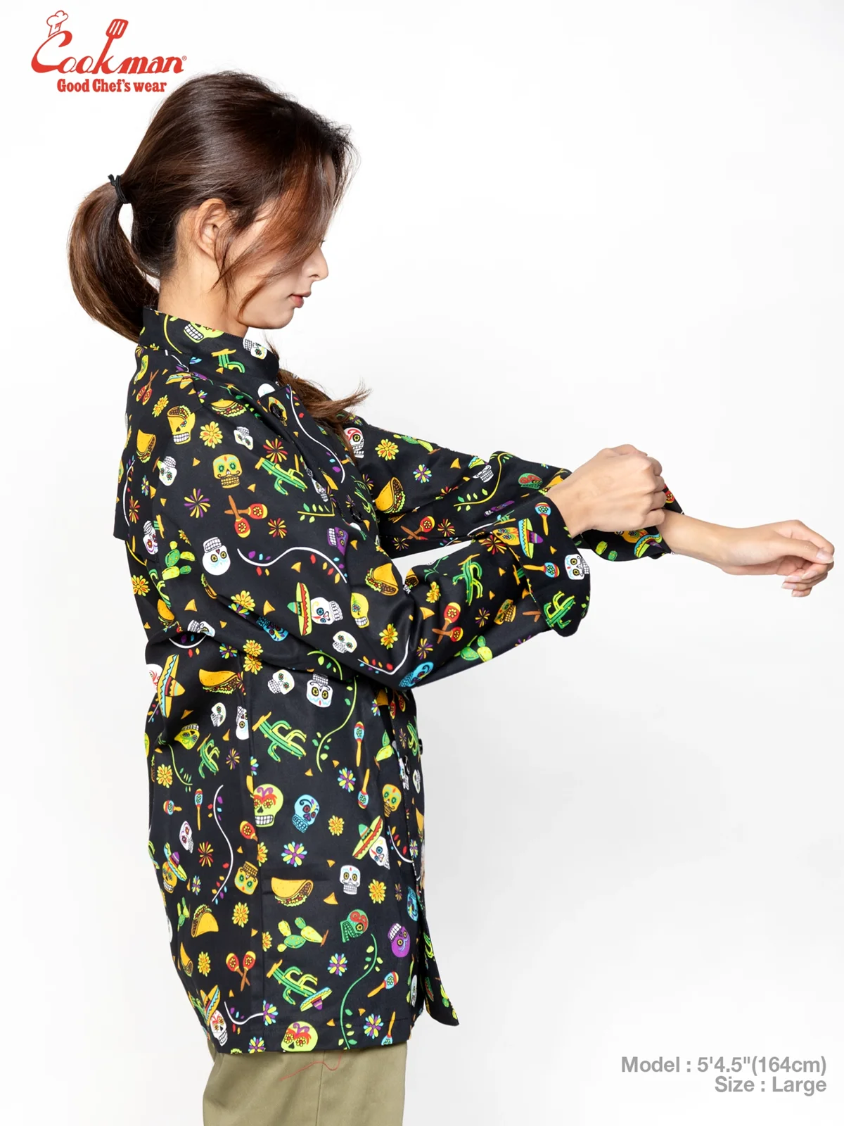 �����ե����� Chef Coat Long Sleeve Vented Mexico