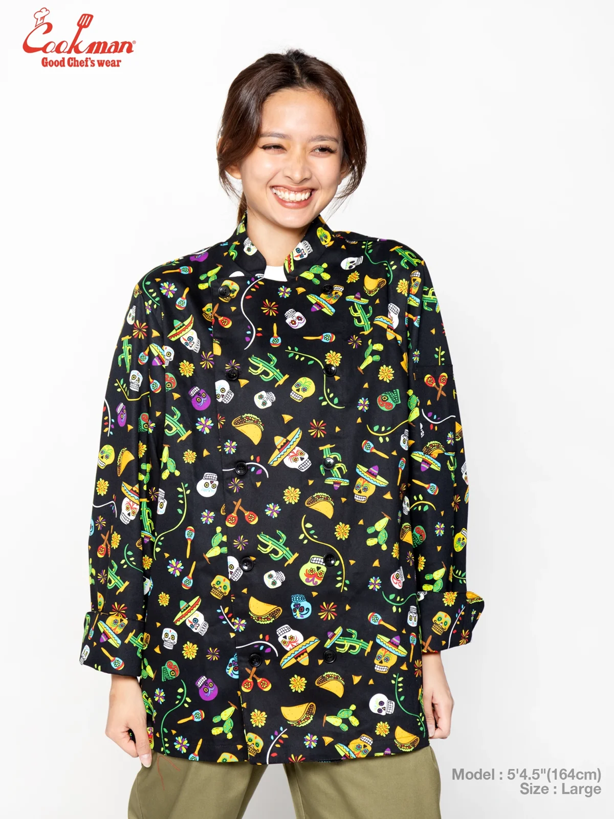 �����ե����� Chef Coat Long Sleeve Vented Mexico