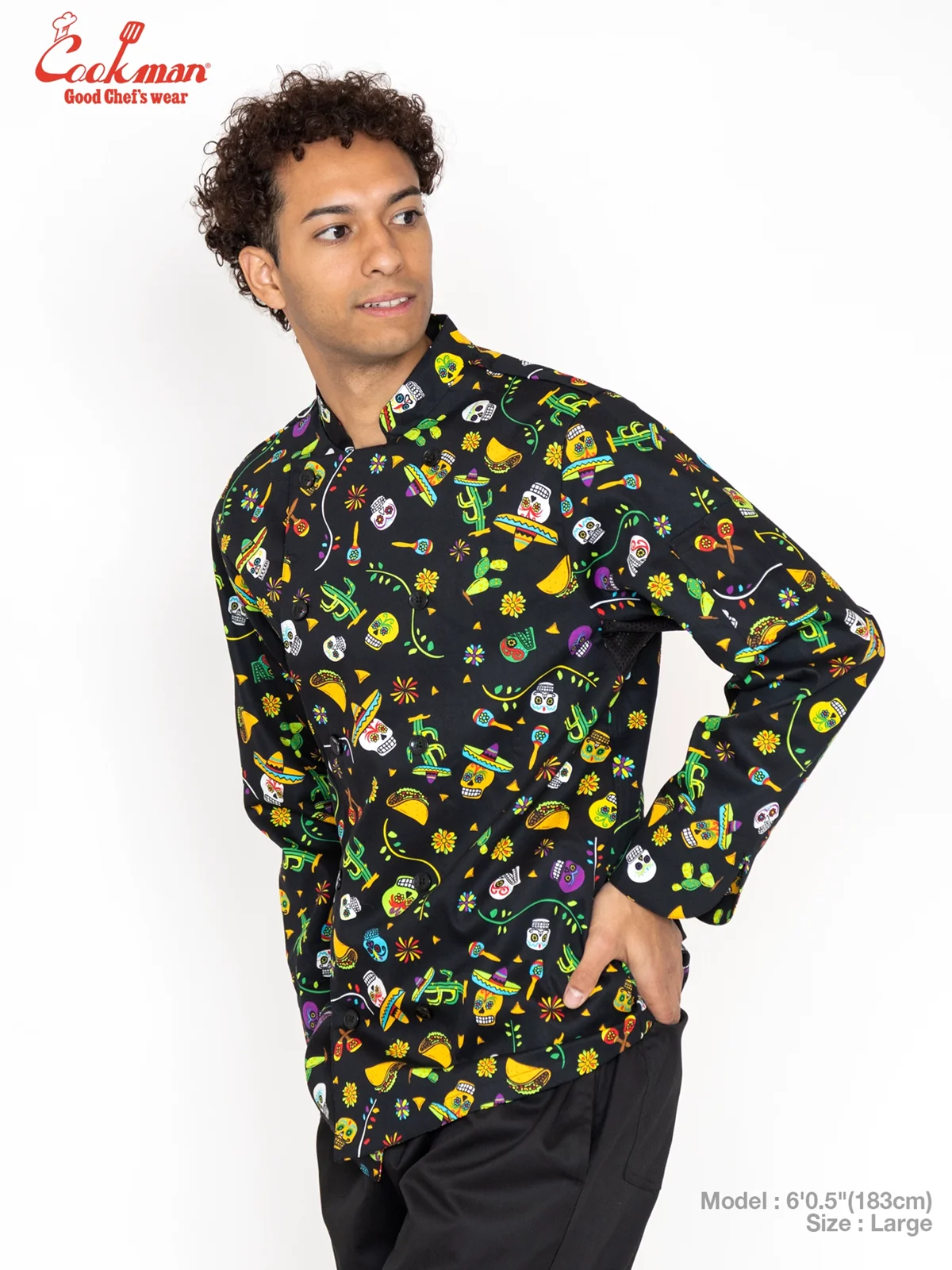 �����ե����� Chef Coat Long Sleeve Vented Mexico