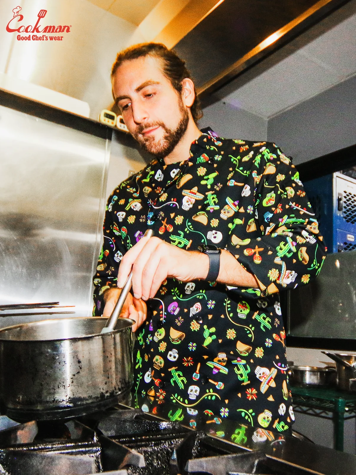 �����ե����� Chef Coat Long Sleeve Vented Mexico