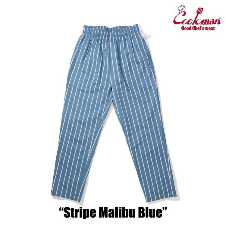 եѥ Chef Pants Stripe Malibu Blue