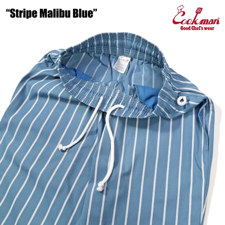 եѥ Chef Pants Stripe Malibu Blue