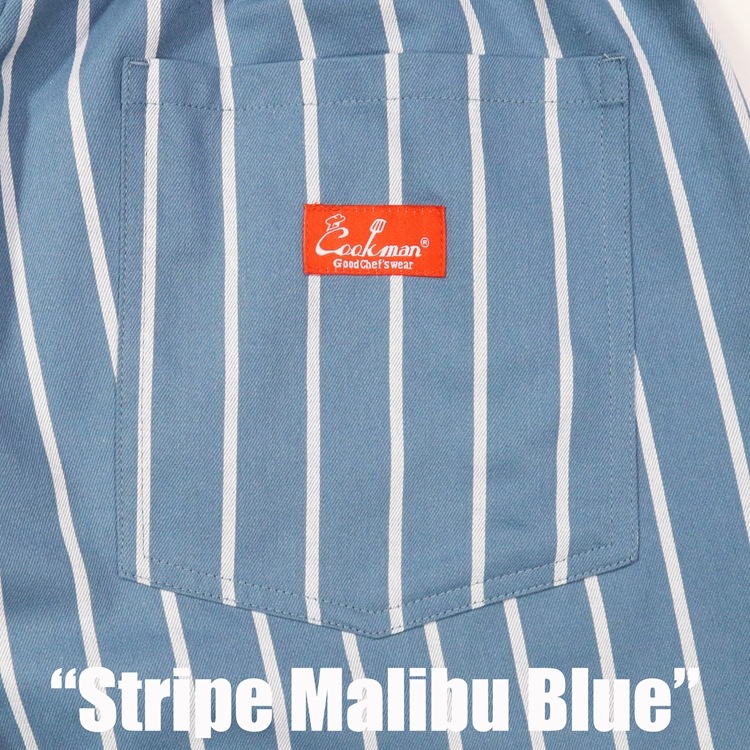 եѥ Chef Pants Stripe Malibu Blue