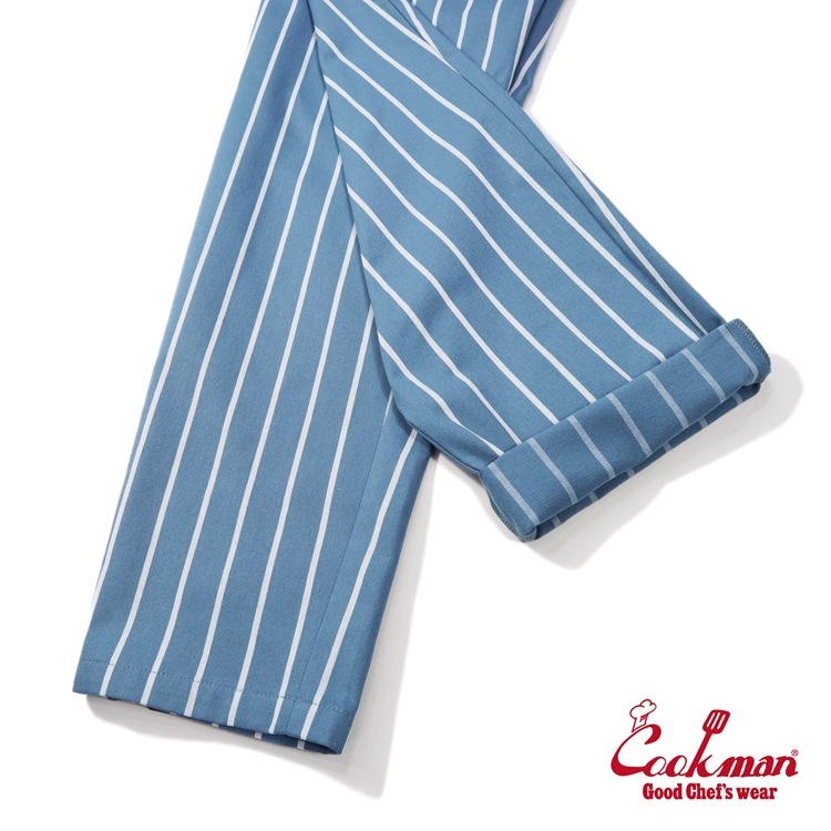 եѥ Chef Pants Stripe Malibu Blue