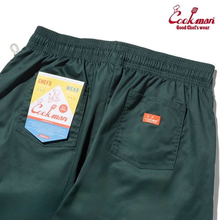 �����եѥ�� Chef Pants Dark Green Plus Size