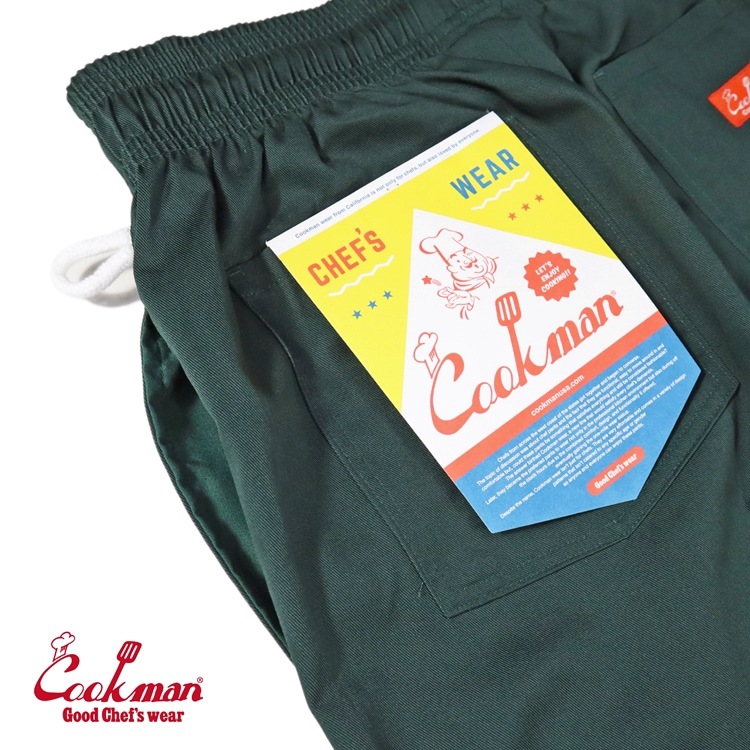 �����եѥ�� Chef Pants Dark Green Plus Size