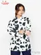 �����ե����� Chef Coat Long Sleeve Vented Cow White