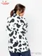 �����ե����� Chef Coat Long Sleeve Vented Cow White