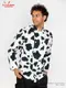 �����ե����� Chef Coat Long Sleeve Vented Cow White