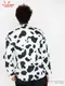 �����ե����� Chef Coat Long Sleeve Vented Cow White