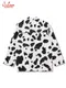 �����ե����� Chef Coat Long Sleeve Vented Cow White