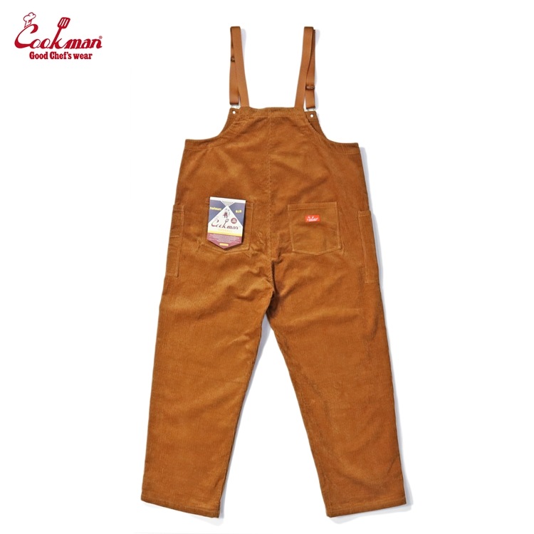 �����С������� Fisherman's Bib Overall Corduroy Brown