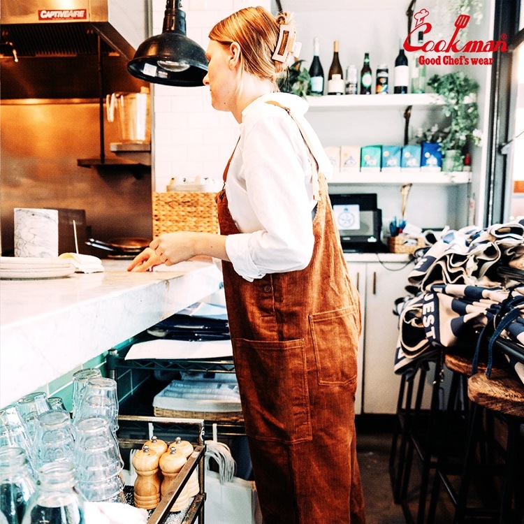 �����С������� Fisherman's Bib Overall Corduroy Brown