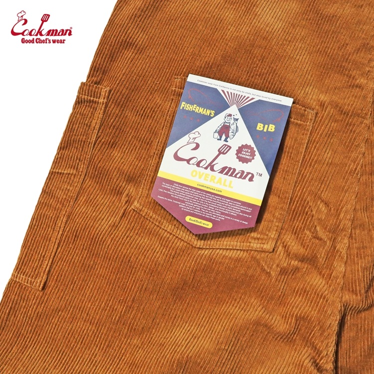 �����С������� Fisherman's Bib Overall Corduroy Brown