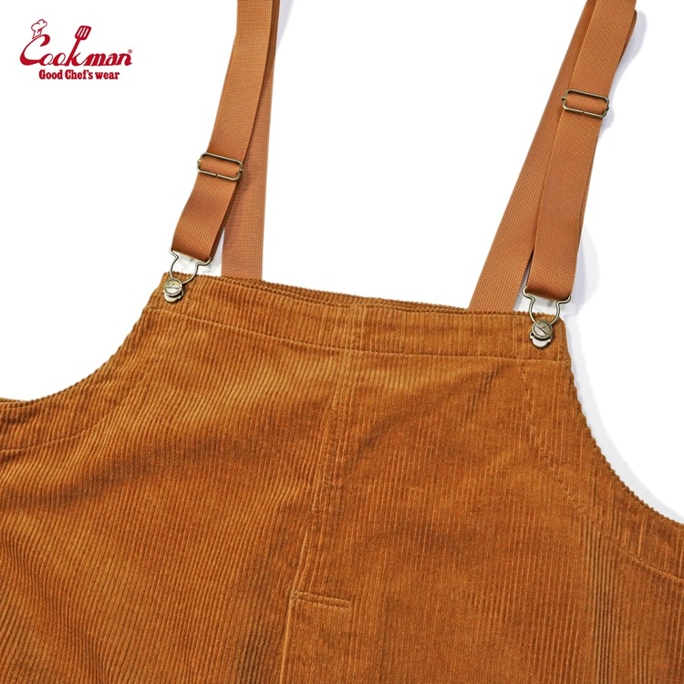 �����С������� Fisherman's Bib Overall Corduroy Brown