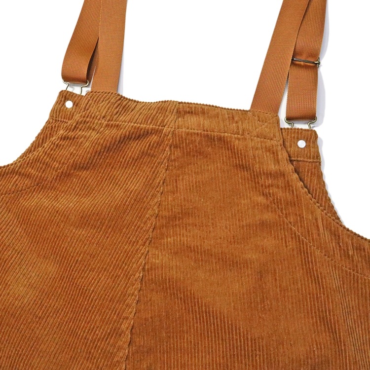 �����С������� Fisherman's Bib Overall Corduroy Brown