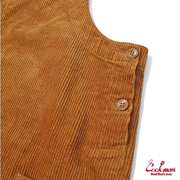 �����С������� Fisherman's Bib Overall Corduroy Brown