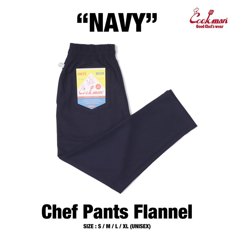 �����եѥ�� Chef Pants Flannel Navy