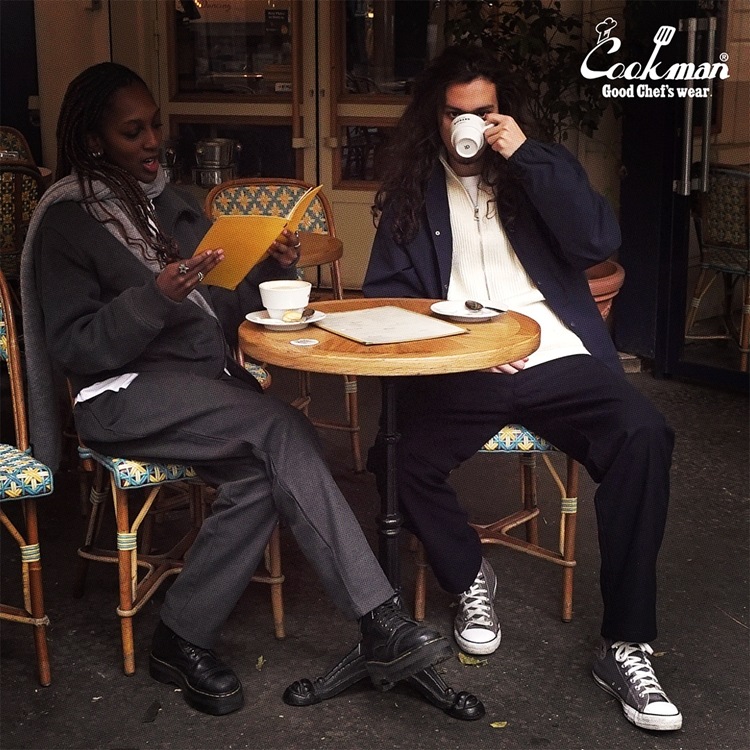 �����եѥ�� Chef Pants Flannel Navy