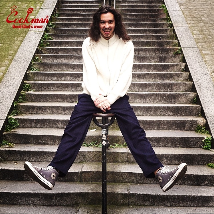 �����եѥ�� Chef Pants Flannel Navy