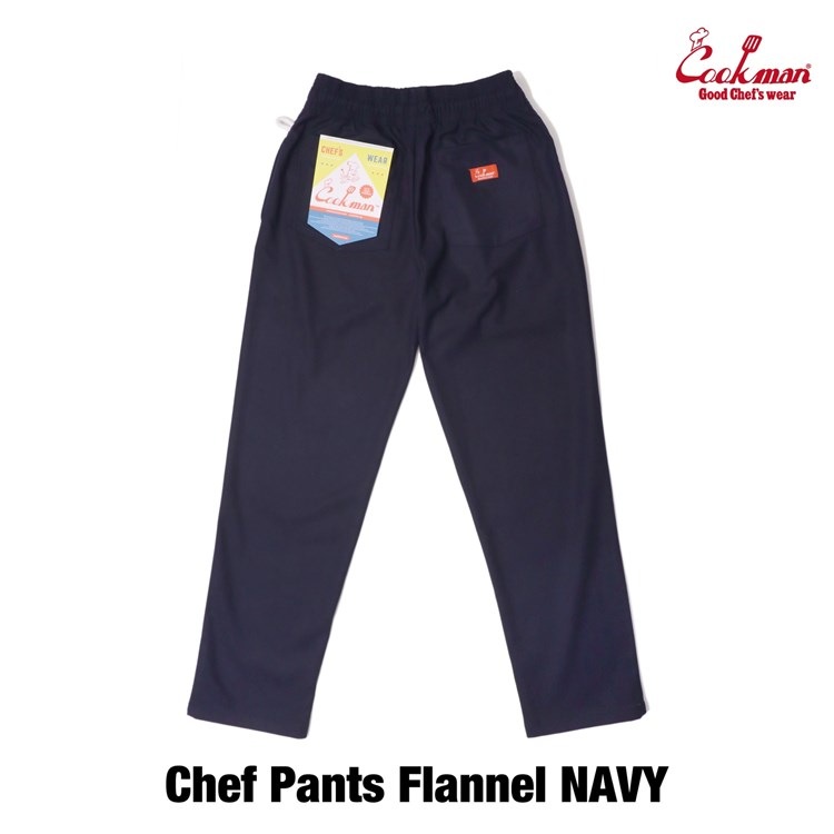 �����եѥ�� Chef Pants Flannel Navy