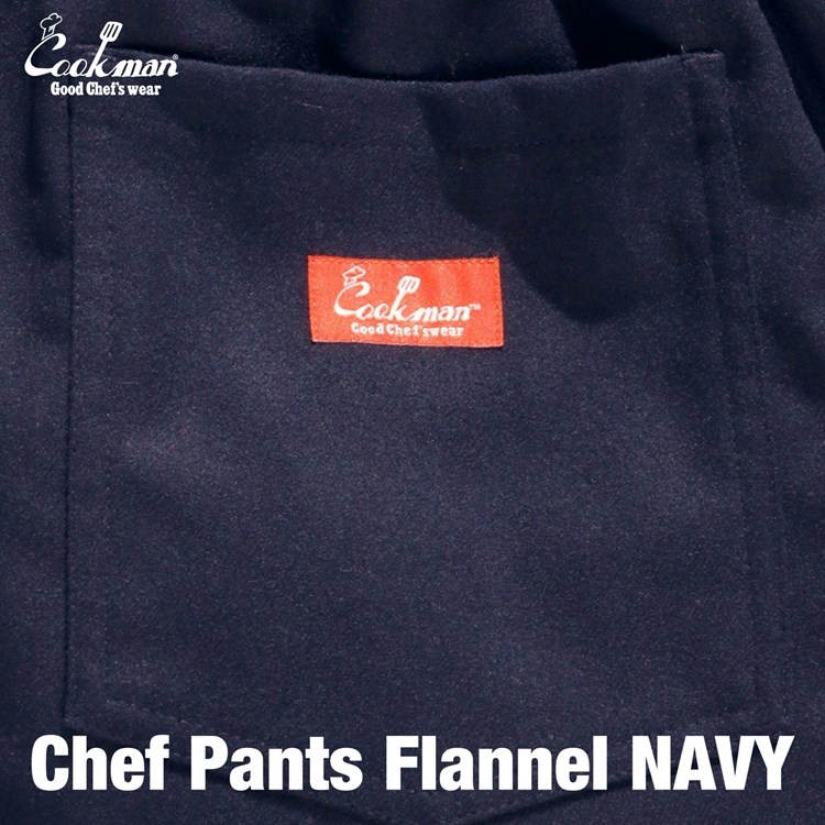 �����եѥ�� Chef Pants Flannel Navy
