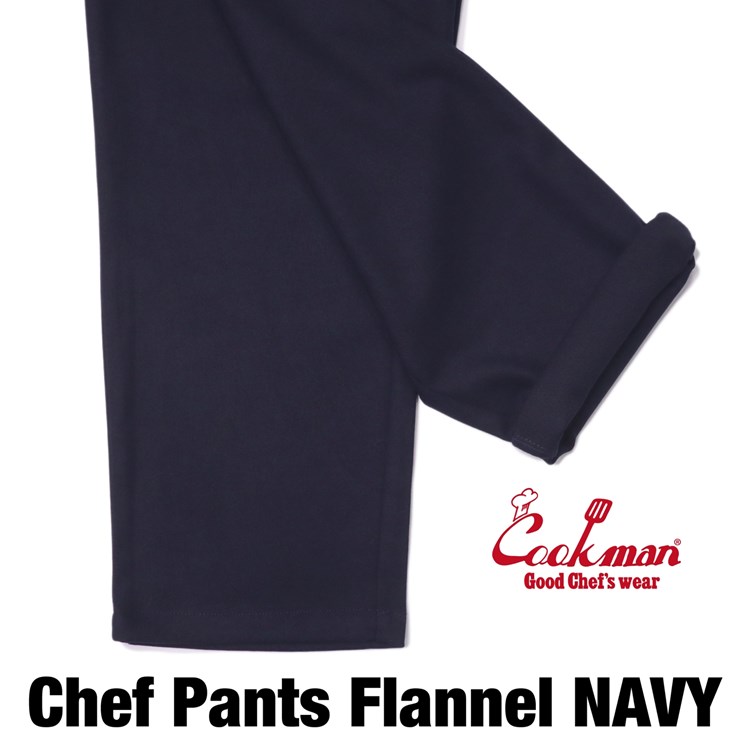 �����եѥ�� Chef Pants Flannel Navy
