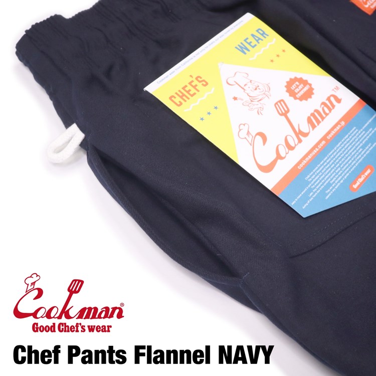 �����եѥ�� Chef Pants Flannel Navy