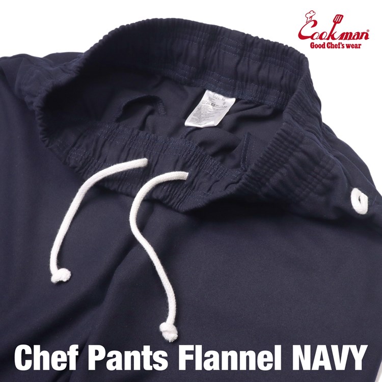 �����եѥ�� Chef Pants Flannel Navy