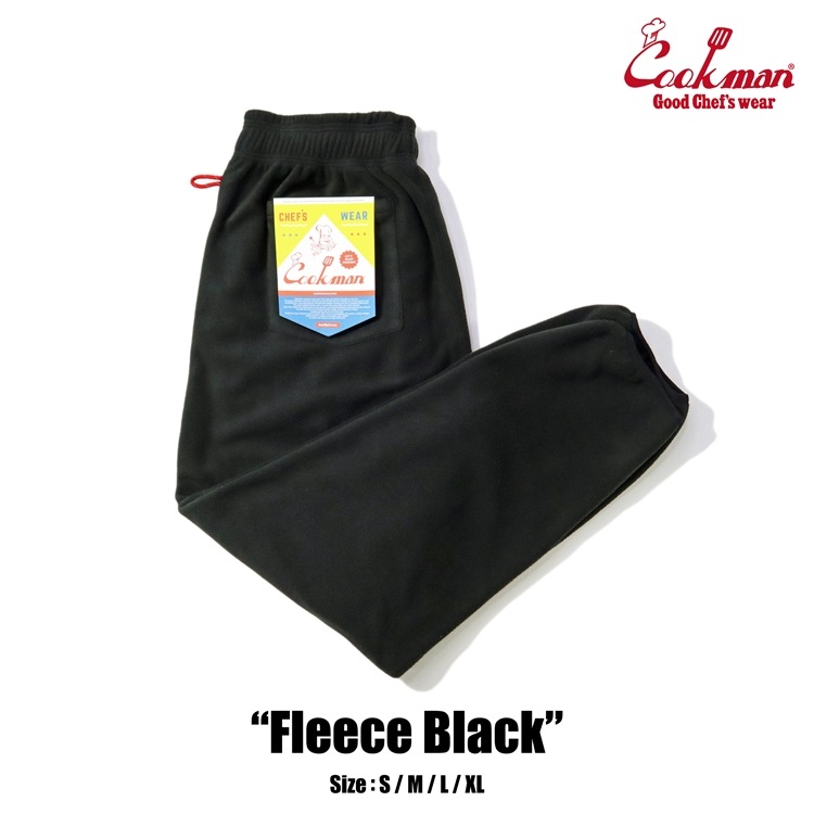 �����եѥ�� Chef Pants Fleece Black