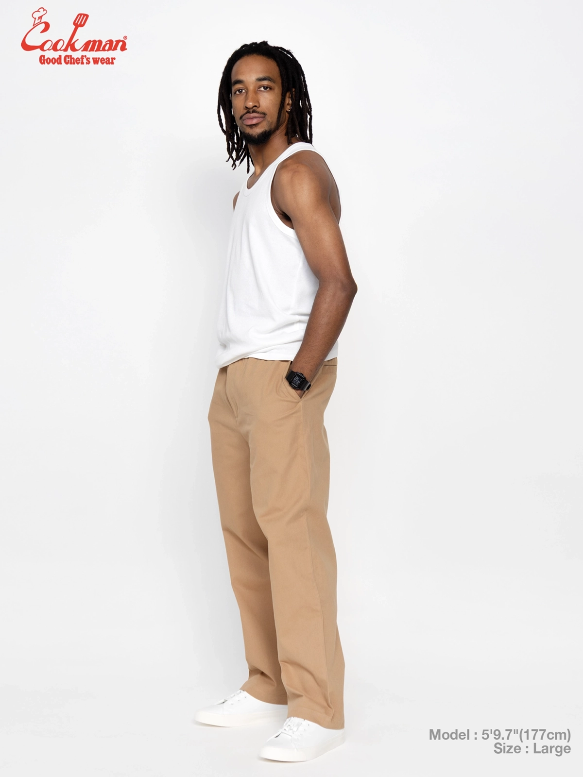 �إ�ơ����磻�ɥѥ�� Heritage Wide Pants Heavy Twill Beige